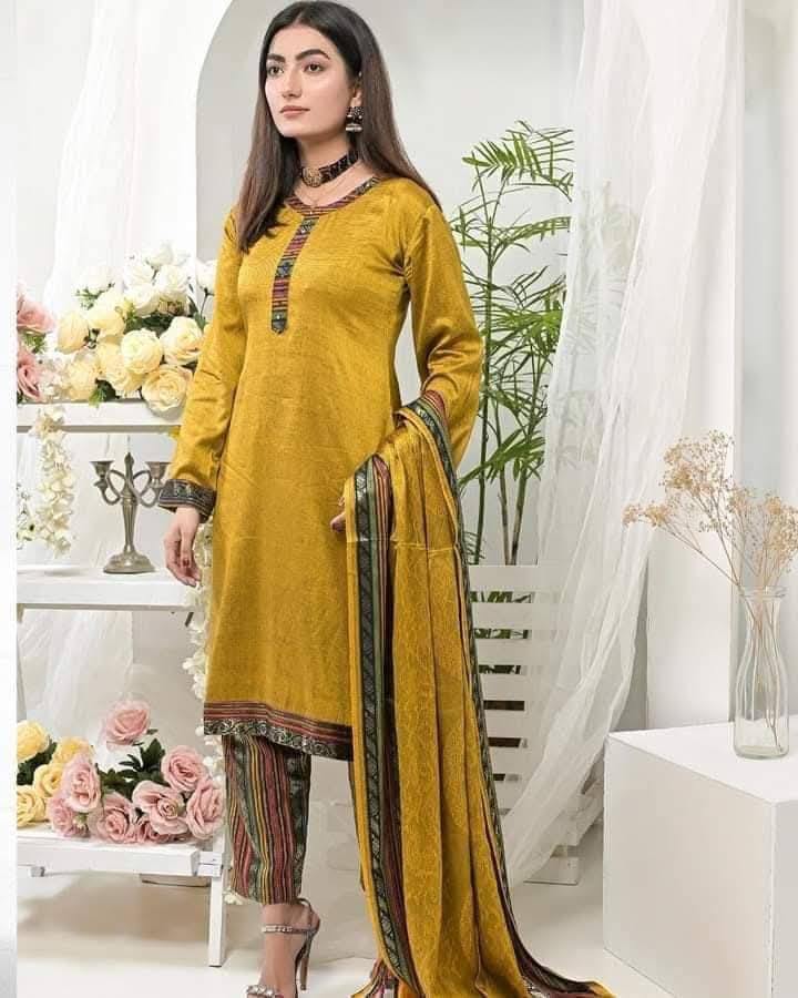 WINTER SILK DIGITAL PRINTED 3-PIECE - DP#71